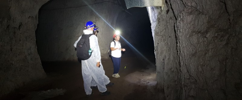 People discovering undergrounds