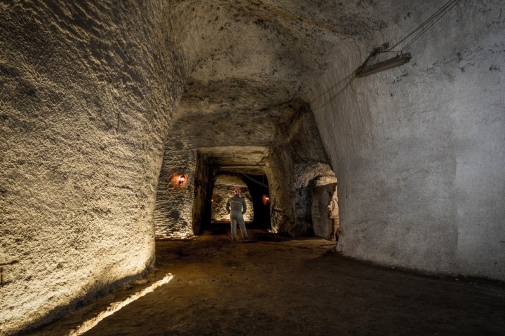 an old stone building